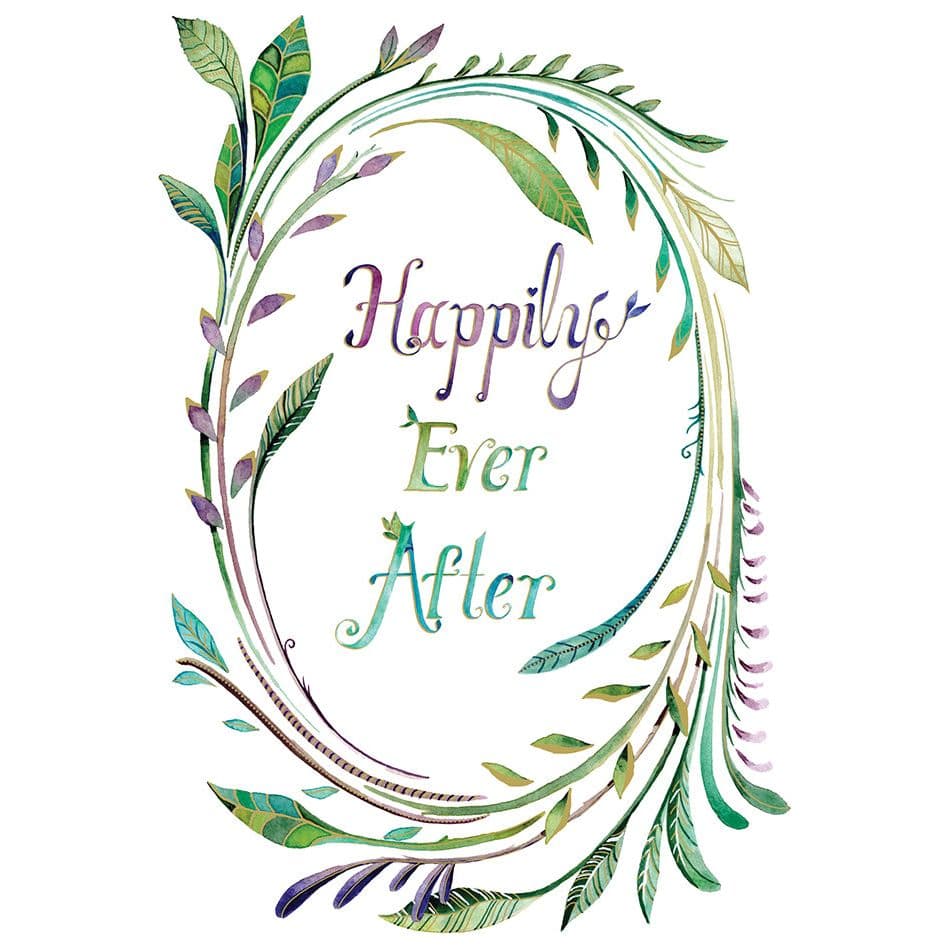 Pictura Happily Ever After wedding card with elegant design, perfect for celebrating marriage occasions.
